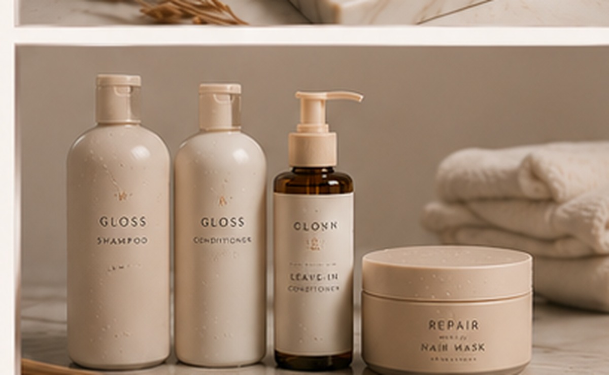 Luxury haircare products campaign preview
